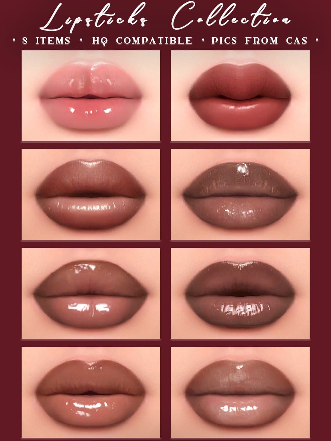 Скриншот мода Сет помад Lipsticks Collection